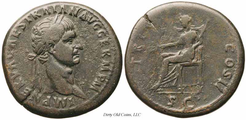 монета Древнего Рима