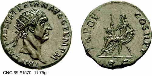 монета Древнего Рима