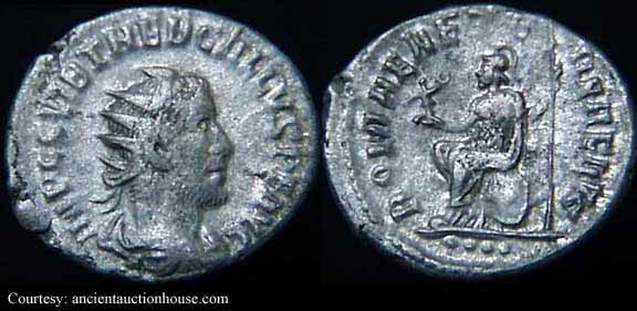 монета Древнего Рима