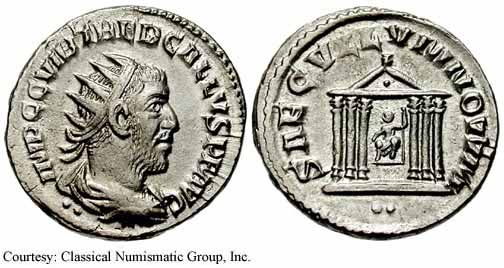 монета Древнего Рима