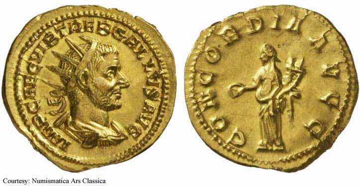 монета Древнего Рима