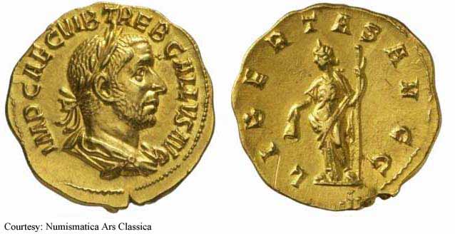 монета Древнего Рима