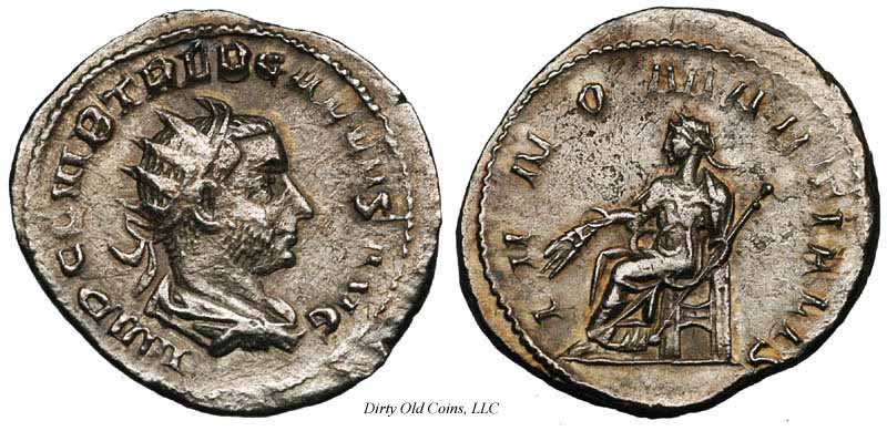 монета Древнего Рима