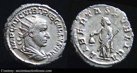 монета Древнего Рима