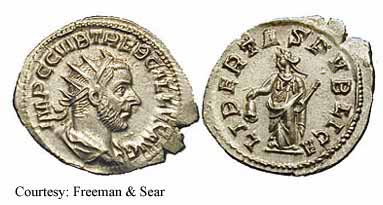 монета Древнего Рима