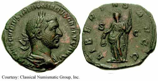 монета Древнего Рима