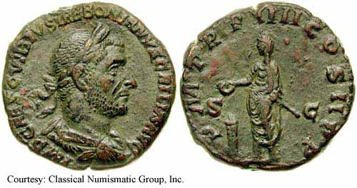 монета Древнего Рима