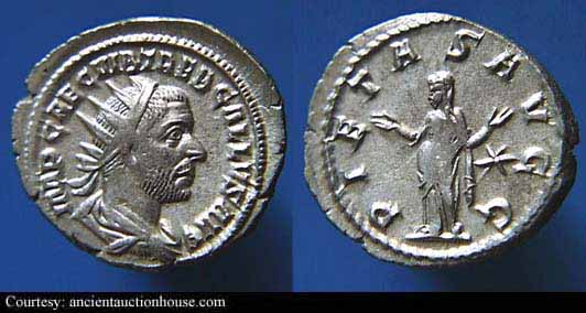 монета Древнего Рима