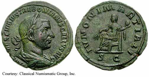 монета Древнего Рима