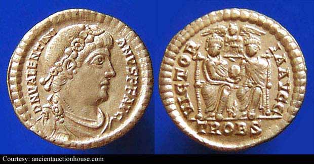 монета Древнего Рима