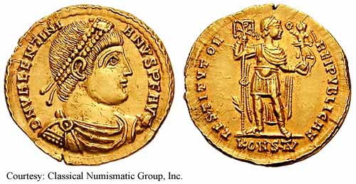 монета Древнего Рима