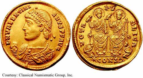 монета Древнего Рима