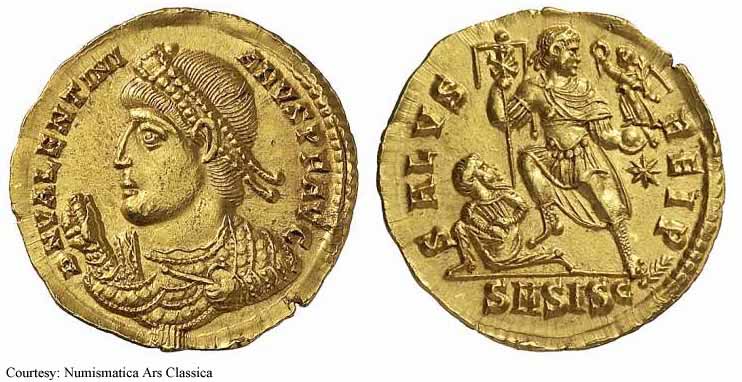 монета Древнего Рима