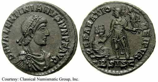 монета Древнего Рима