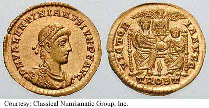 монета Древнего Рима