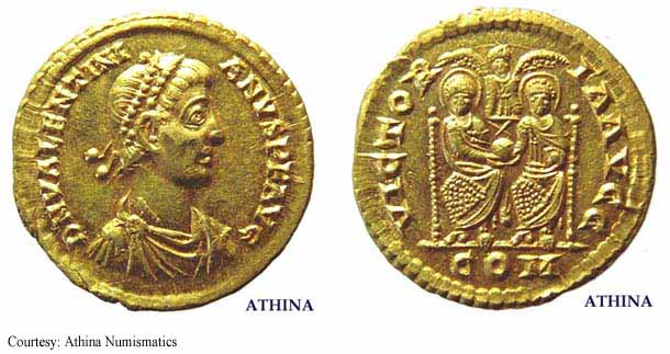 монета Древнего Рима