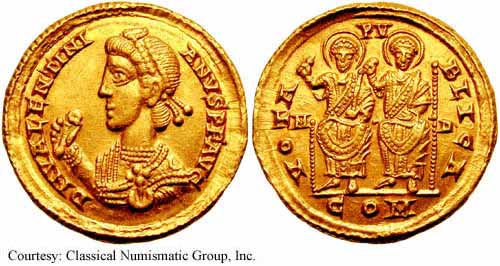 монета Древнего Рима