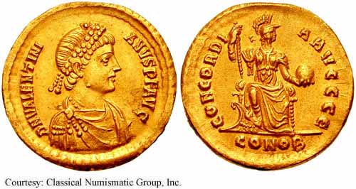 монета Древнего Рима