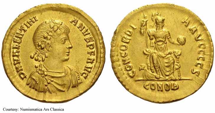 монета Древнего Рима