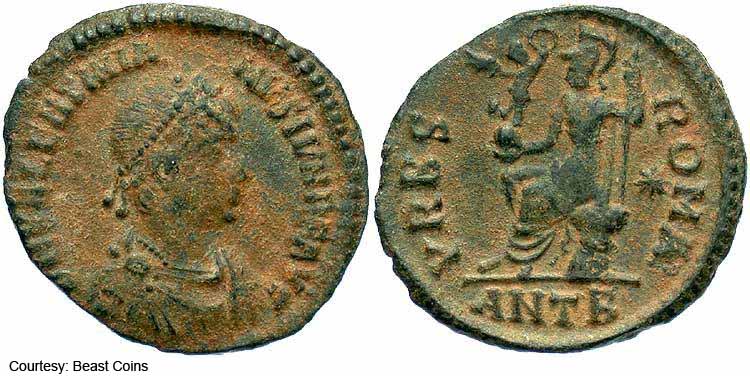 монета Древнего Рима