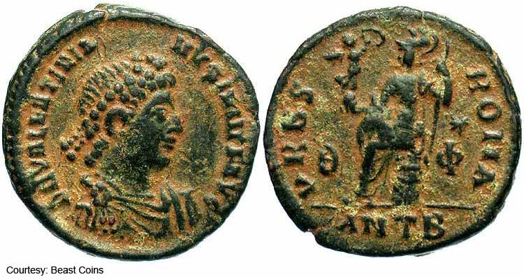 монета Древнего Рима