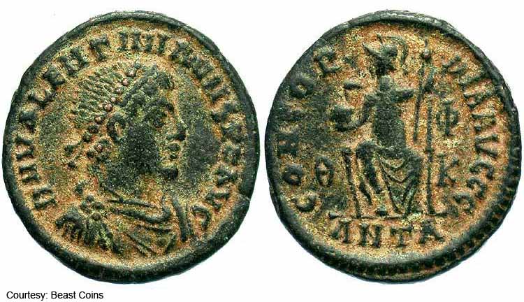 монета Древнего Рима