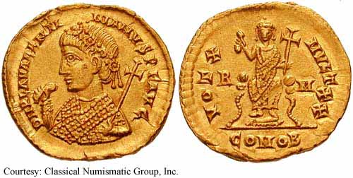 монета Древнего Рима