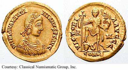 монета Древнего Рима