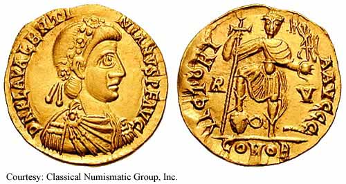 монета Древнего Рима