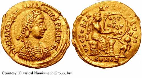 монета Древнего Рима