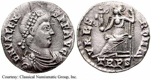 монета Древнего Рима