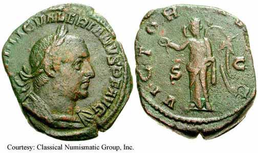 монета Древнего Рима