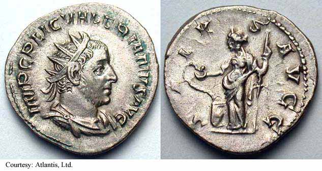 монета Древнего Рима