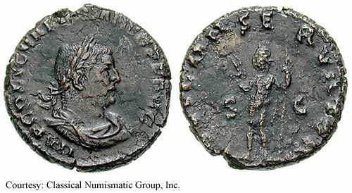 монета Древнего Рима