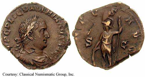 монета Древнего Рима