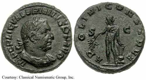 монета Древнего Рима