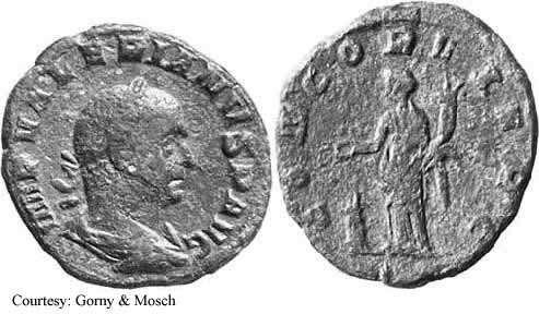 монета Древнего Рима