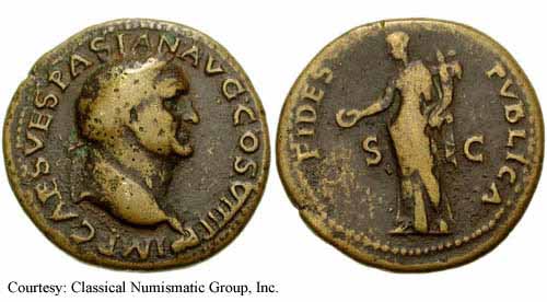 монета Древнего Рима