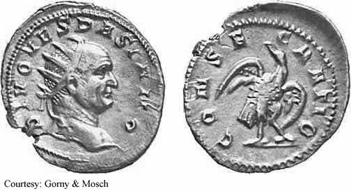 монета Древнего Рима