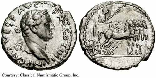 монета Древнего Рима