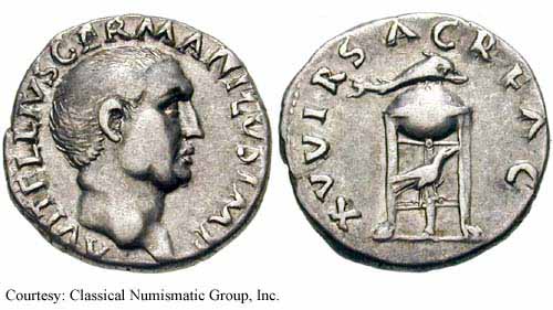 монета Древнего Рима