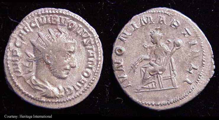 монета Древнего Рима