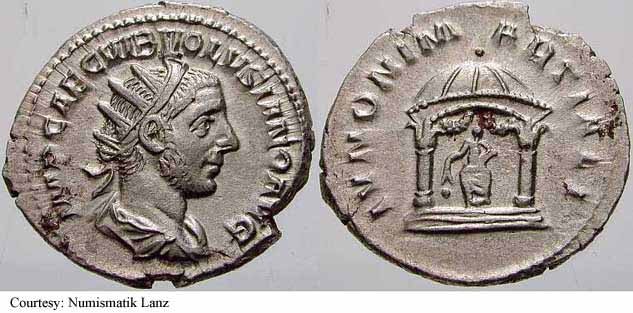 монета Древнего Рима