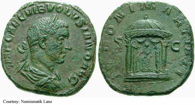 монета Древнего Рима