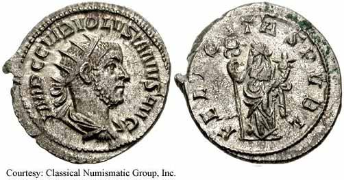 монета Древнего Рима