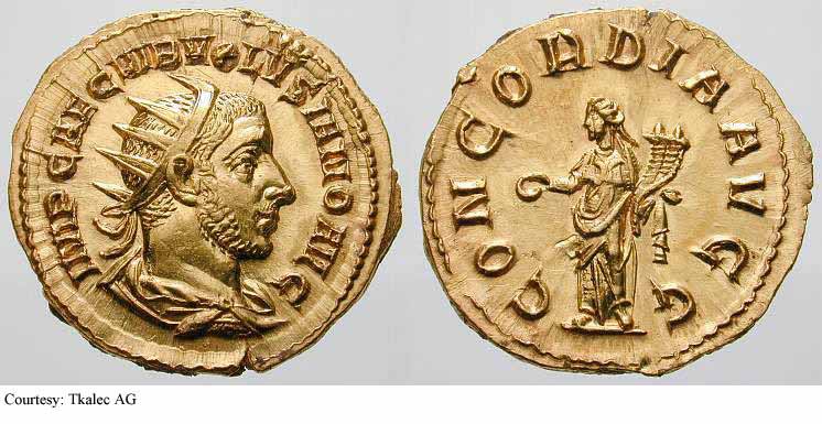 монета Древнего Рима