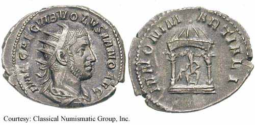 монета Древнего Рима