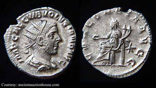 монета Древнего Рима