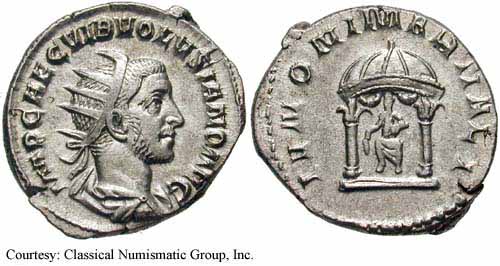 монета Древнего Рима