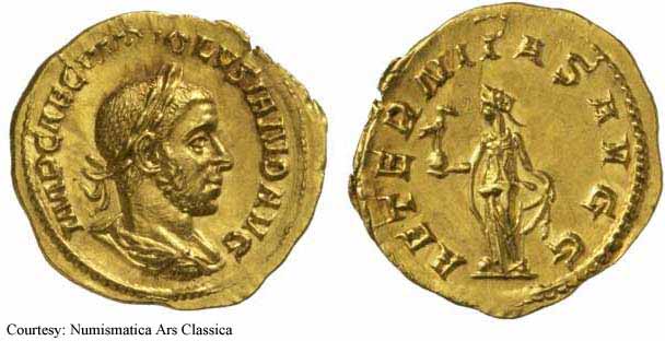 монета Древнего Рима